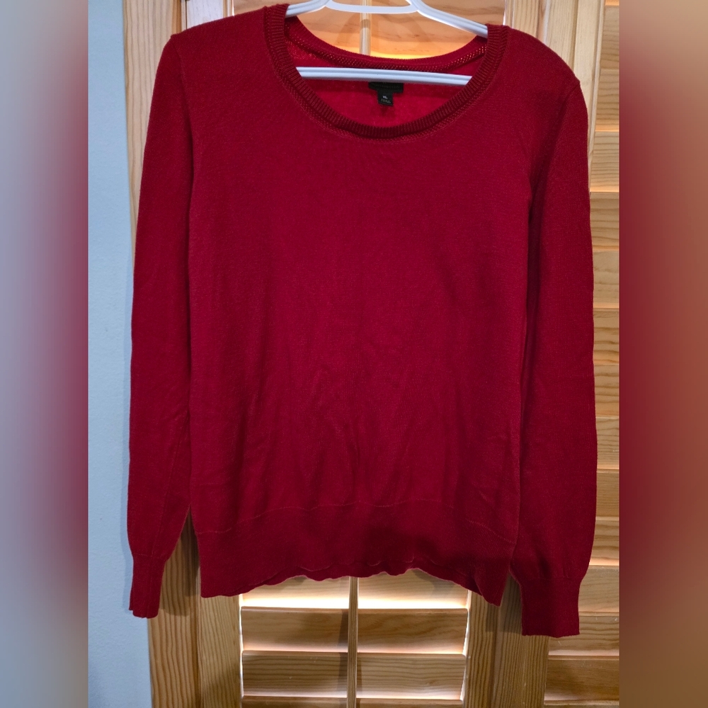 Worthington Red Crew Neck Sweater